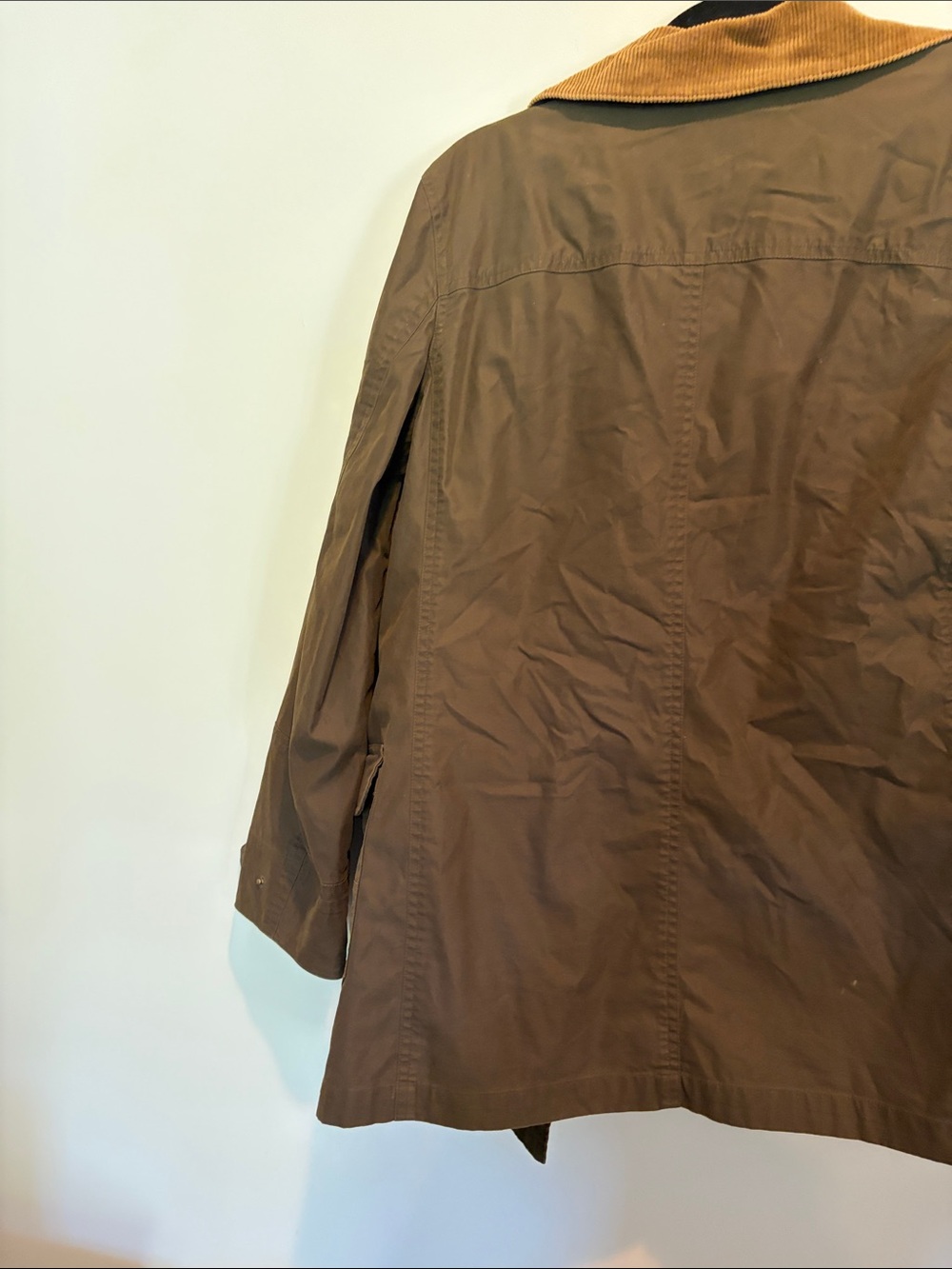 Ralph Lauren Brown Utility Jacket with Tan Corduroy Collar - Picture 11 of 14